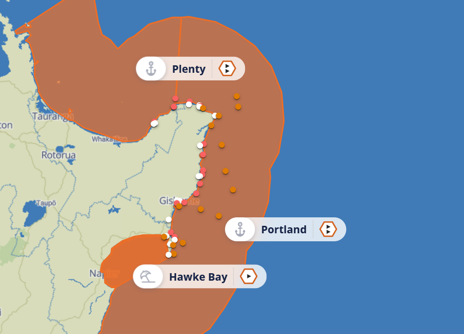 Live Tide and Weather Information Hawkes Bay